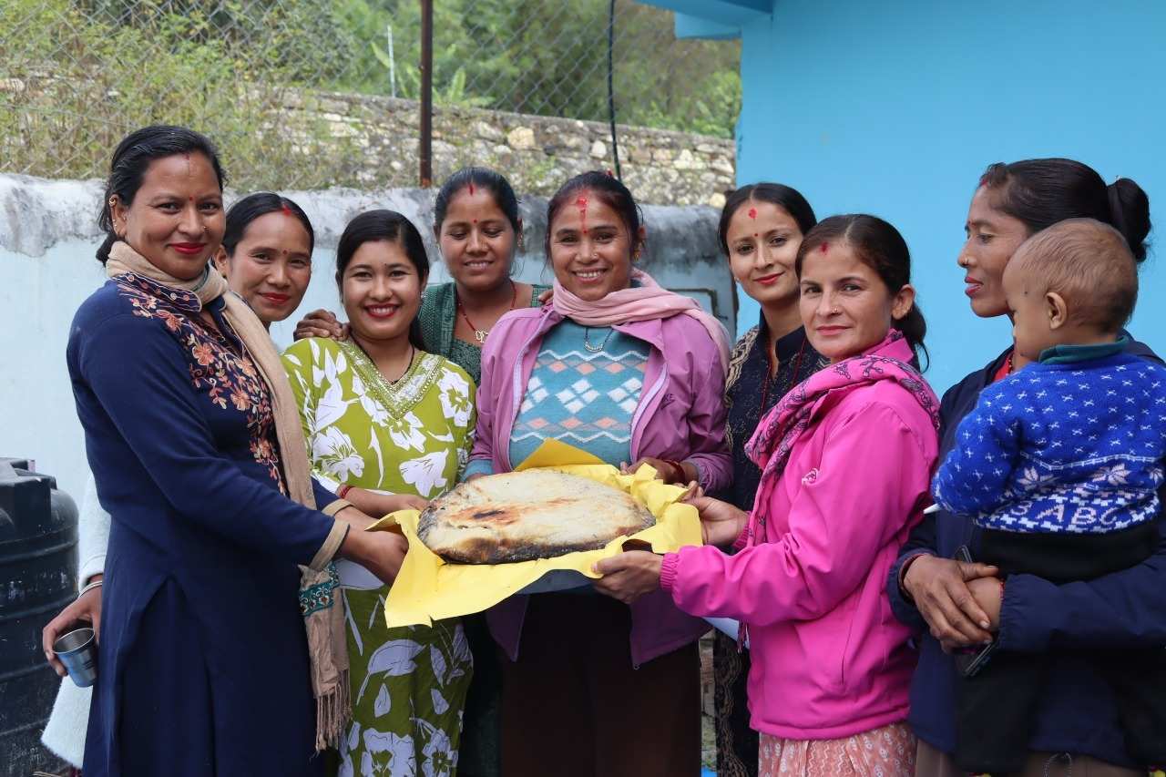 Eine Gruppe von Frauen in Nepal. (Foto: Kindernothilfepartner) Eine Gruppe von Frauen in Nepal. (Foto: Kindernothilfepartner)