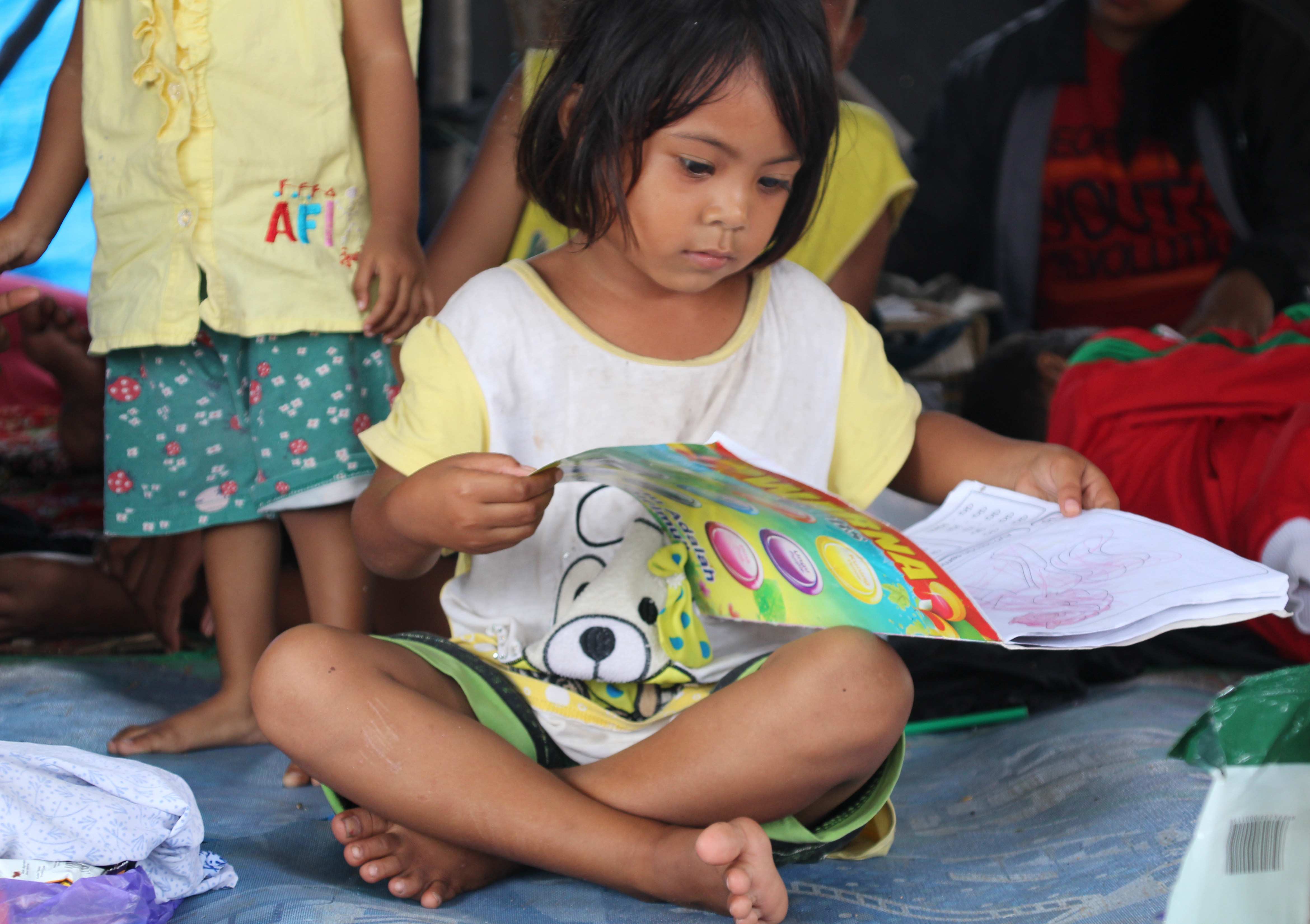 Mädchen im Kinderzentrum (cfs) auf Sulawesi - Nach dem Tsunami (Foto: Kindernothilfepartner)