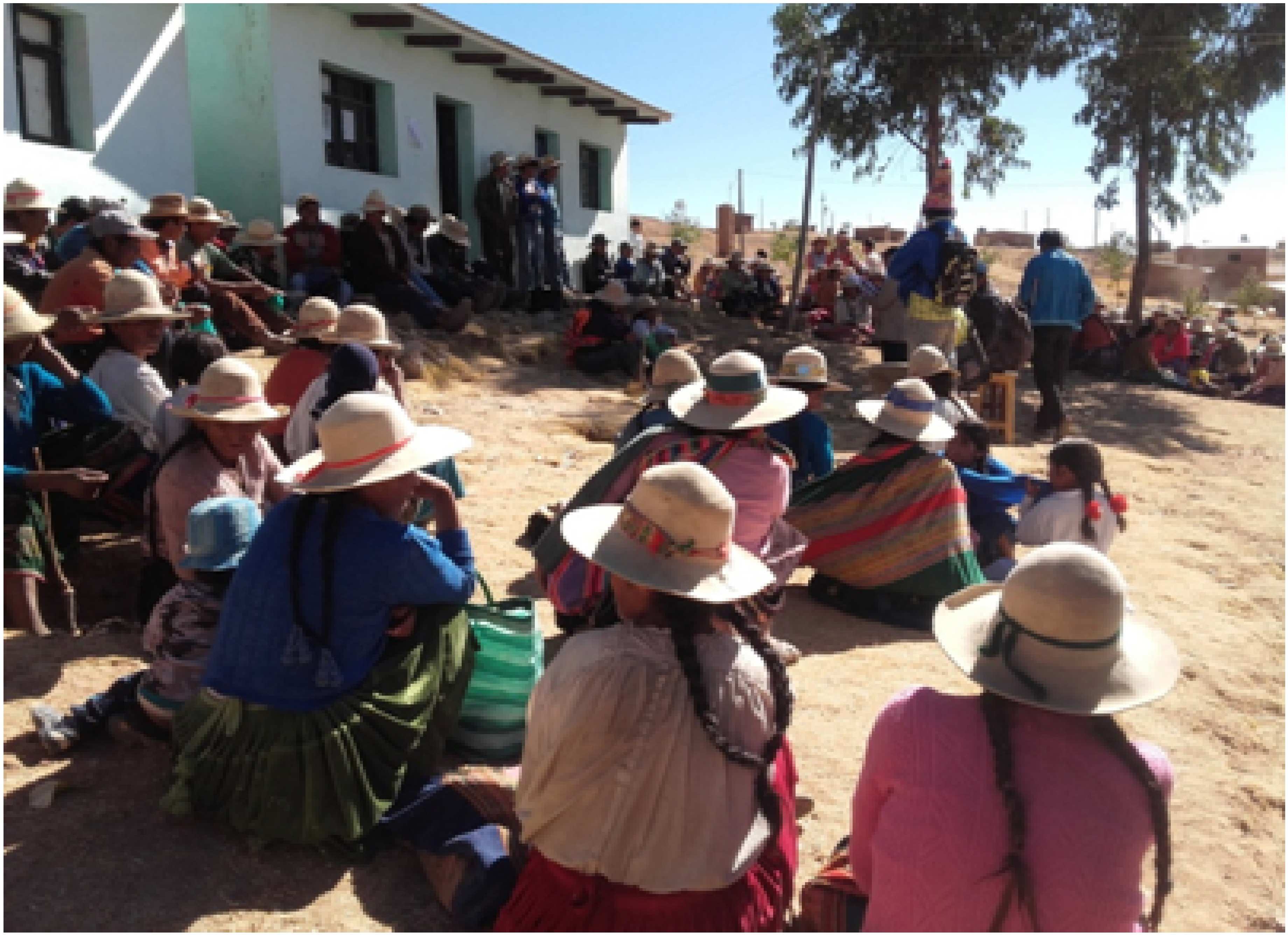 Gemeindeversammlung in Bolivien (Foto: Kindernothilfepartner)