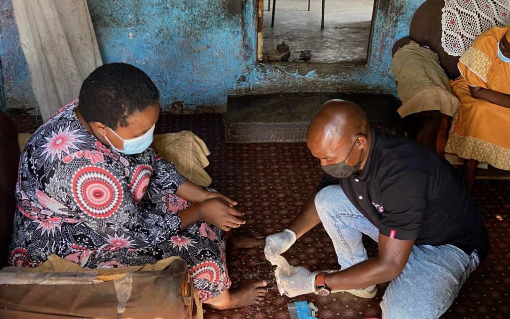 Medizinische Testung in Südafrika (Foto: Anne Becker)