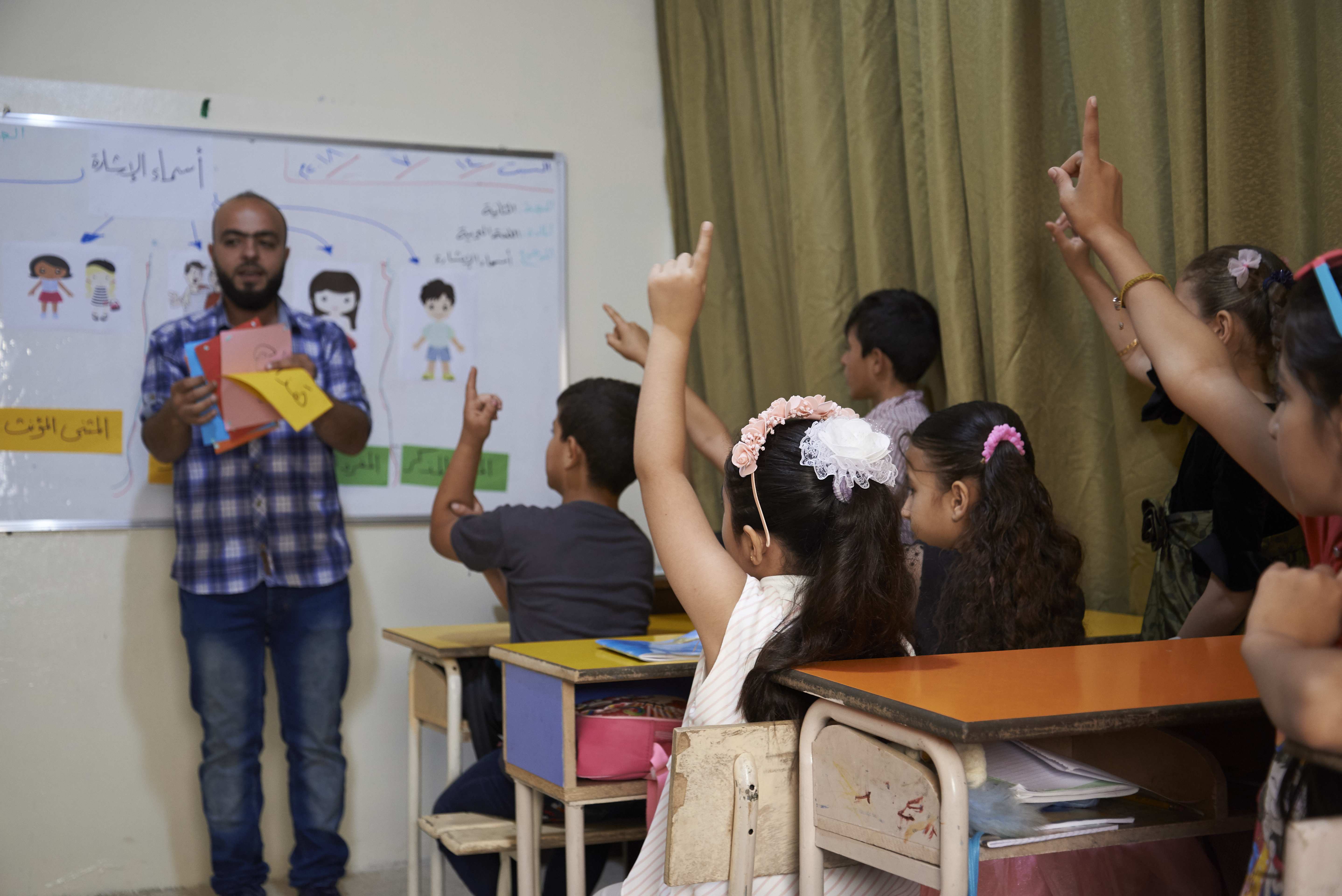 Eindrücke aus einer Schule, wo auch syrische Kinder lernen dürfen (Foto: Ulrich Gernhardt)