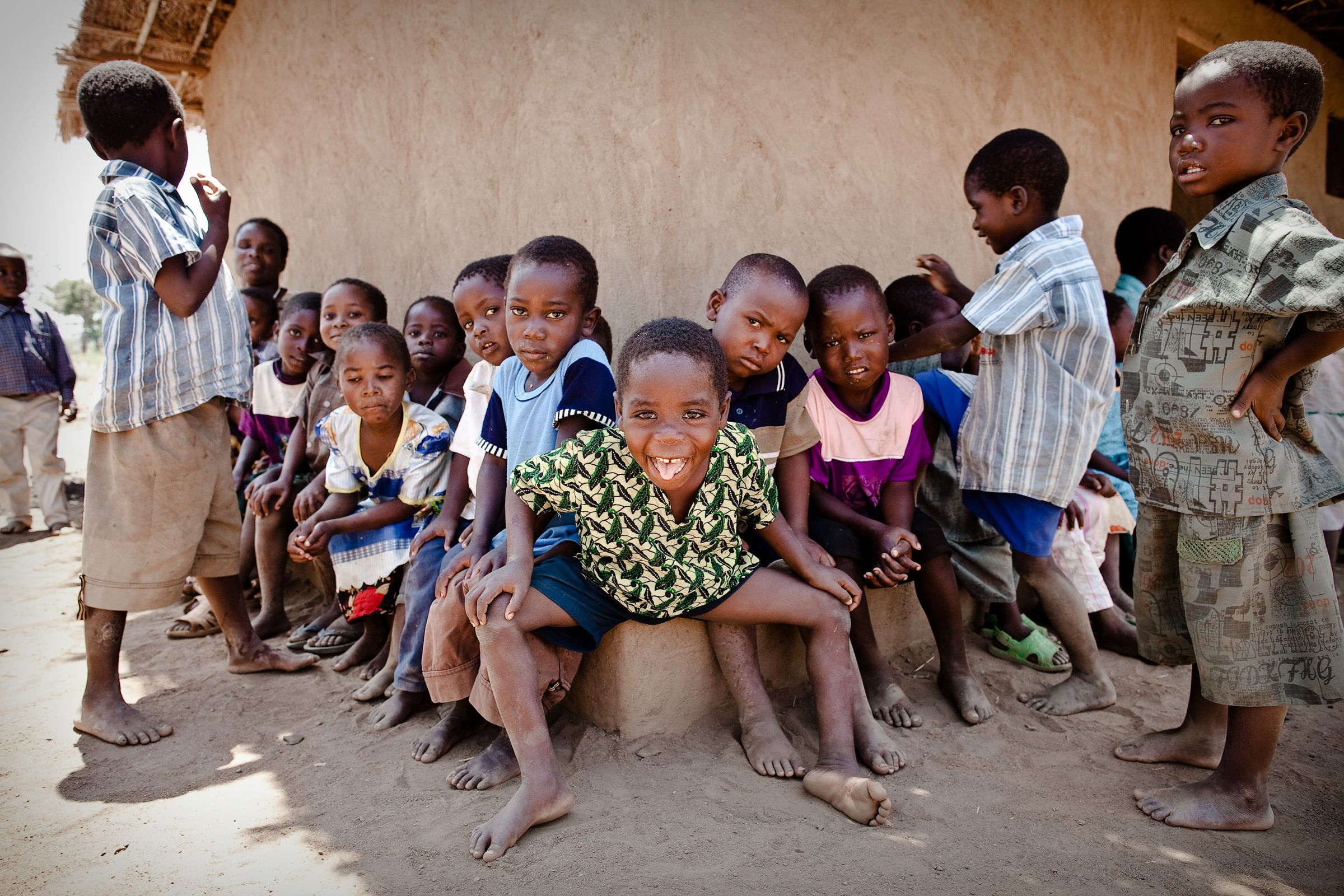 Kinder in einem Kindergarten in Chimbalu. (Quelle: Jakob Studnar)
