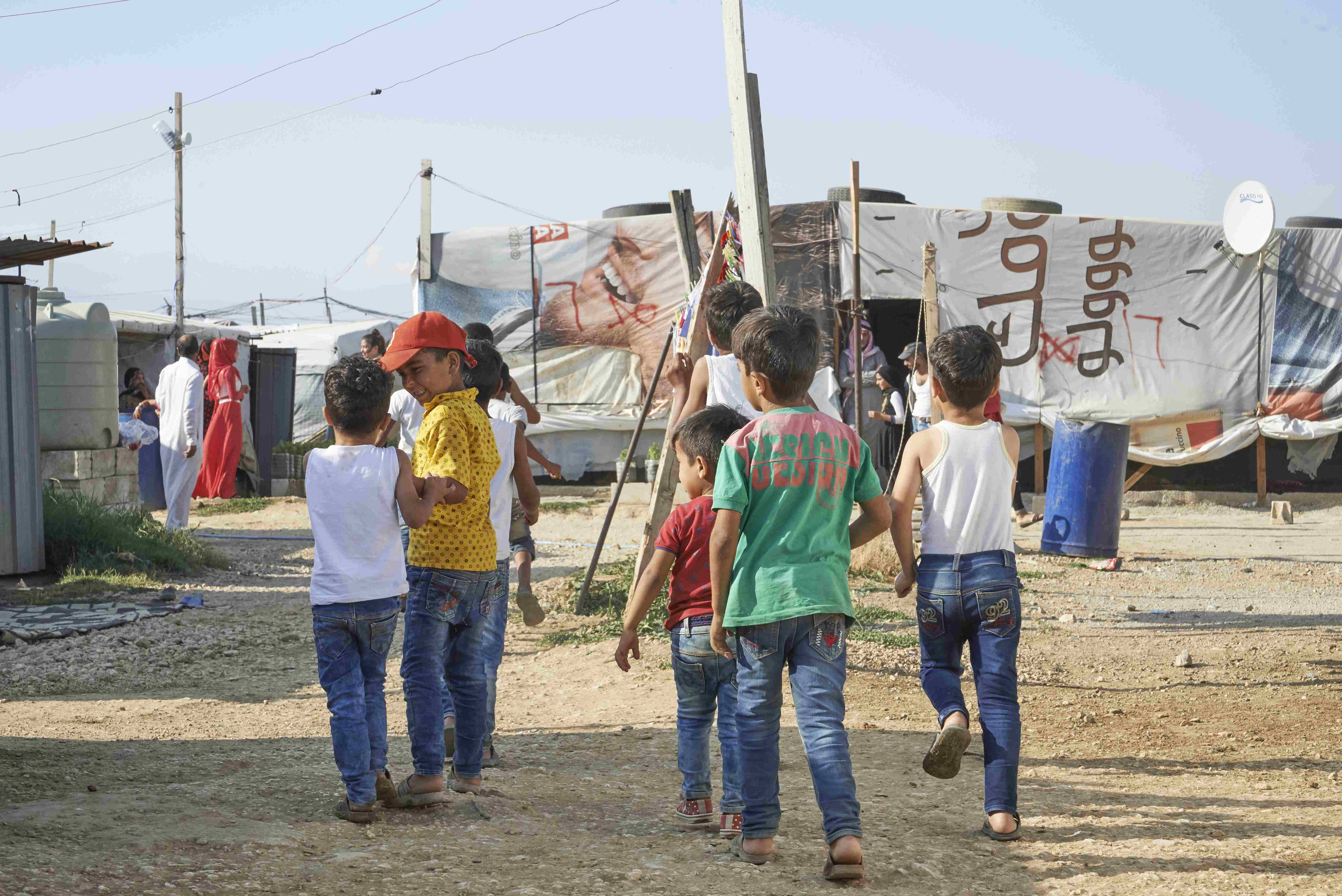 Kinder in einem Lager für Geflüchtete im Libanon. (Quelle: Ulrich Gernhardt)