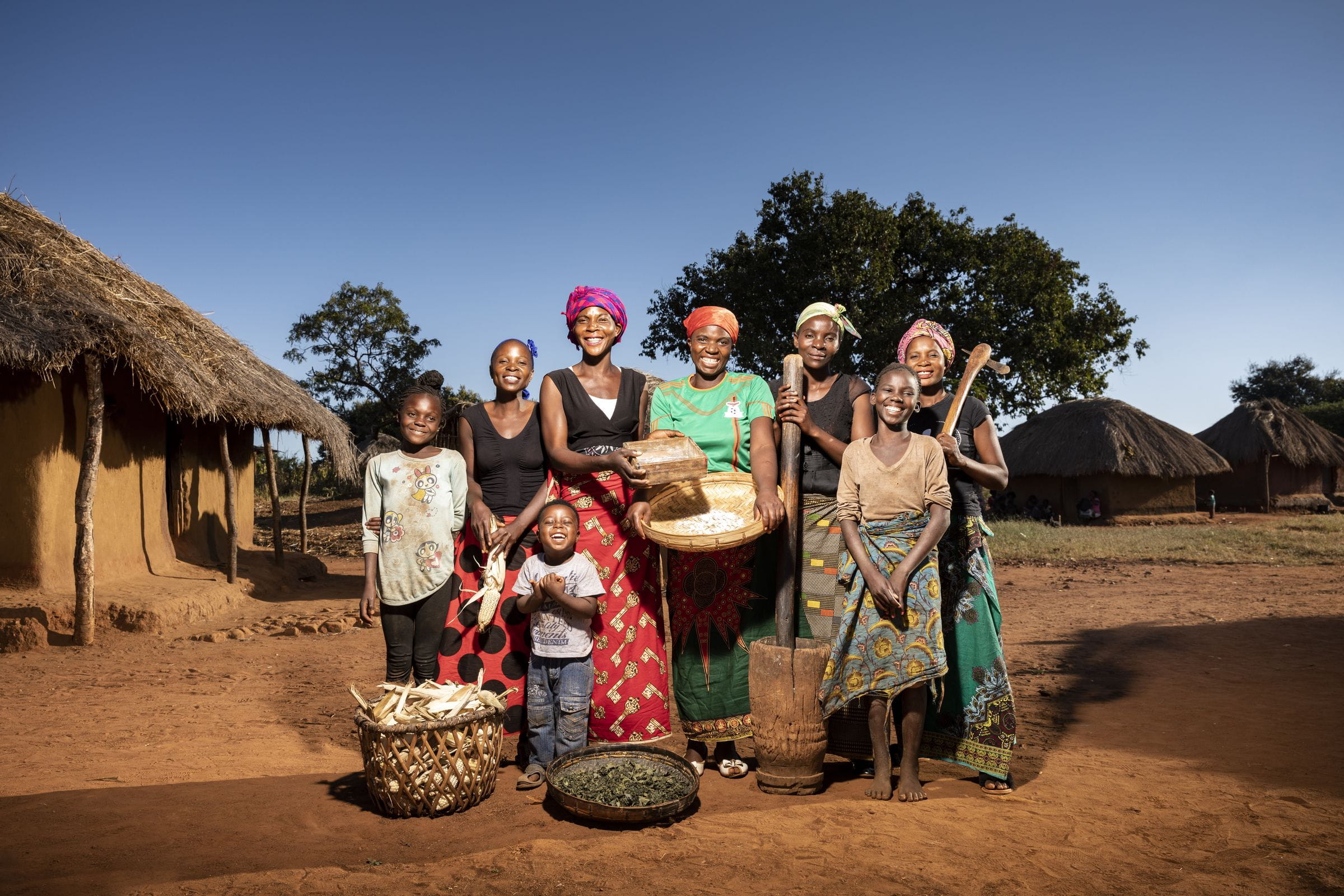 Frauen einer Selbsthilfegruppe in Afrika. (Quelle: Kindernothilfe)